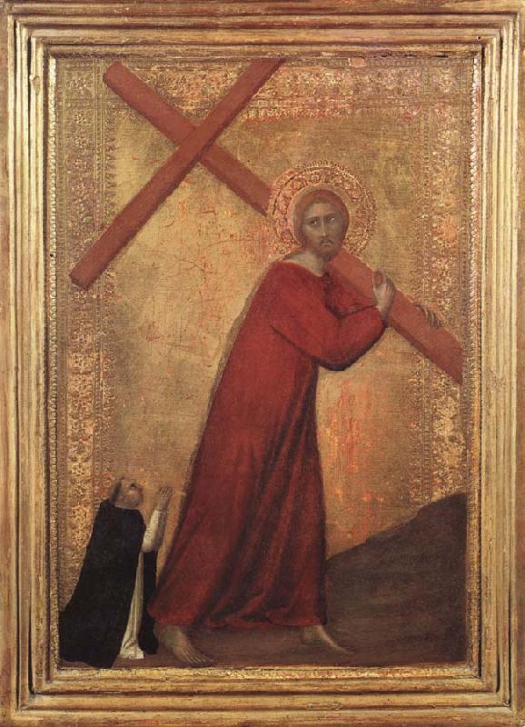 Barna da Siena Christ Bearing the Cross oil painting image